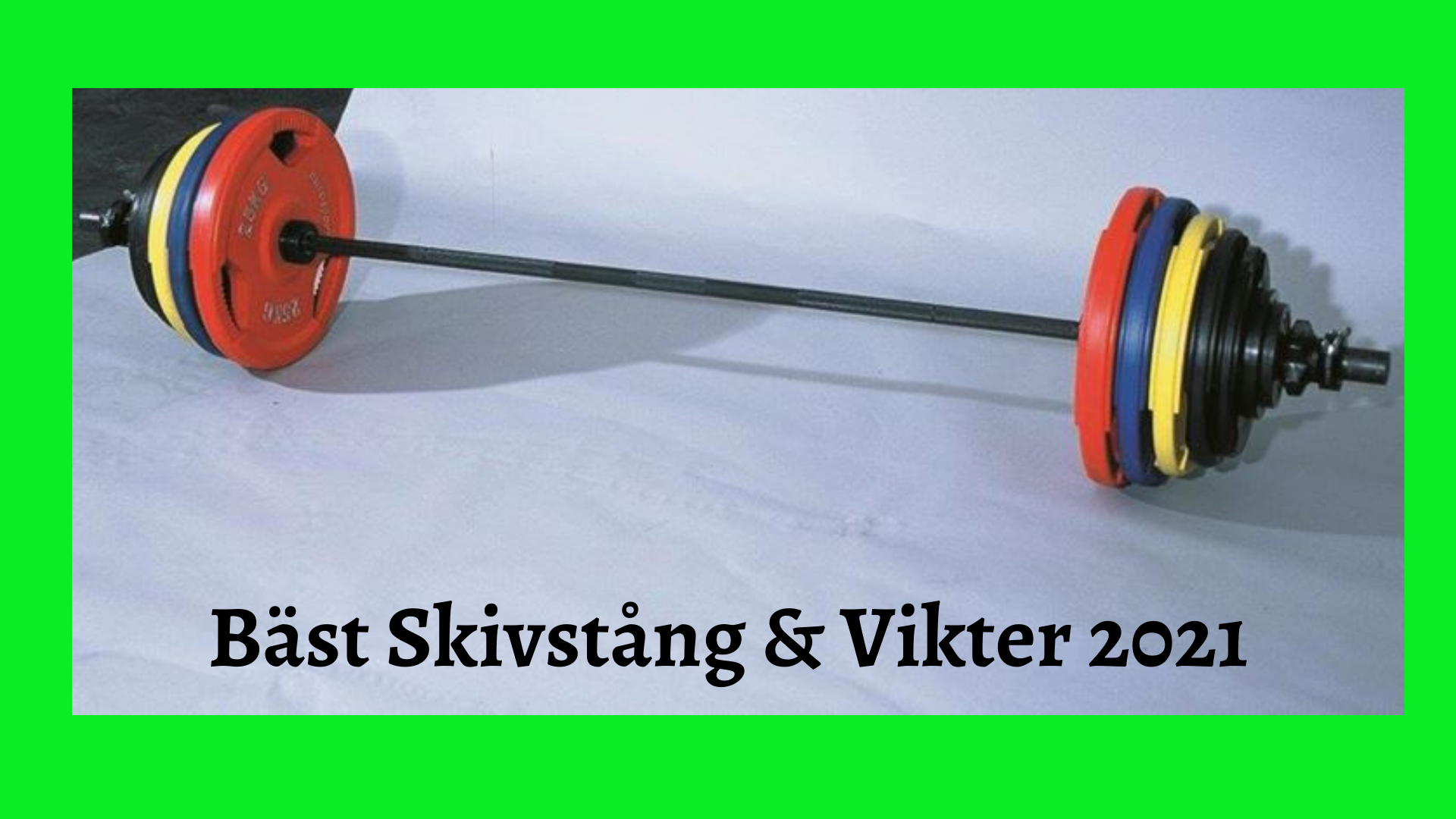 Olika typer av skivstänger