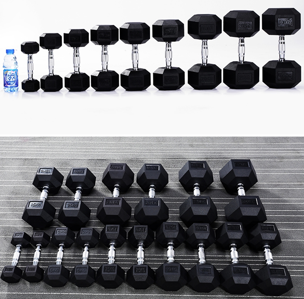 Hexhantlar gummi 10-par 12,5kg-35kg - Hantlar Online Hos Gympartner.jpeg