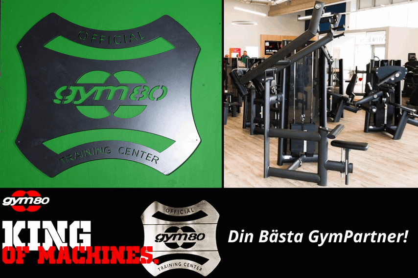 FABRIKSRENOVERAD GYMUTRUSTNING FRÅN GYM80