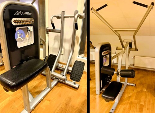 Life Circuit Komplett Gym-2025-Row och Lat pull