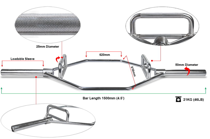 Hexbar Specialskivstång Eleiko - Olympic-High-Hex-Bar-2.jpg