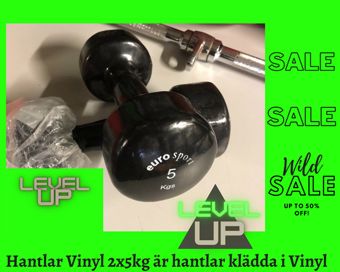Hantlar 5 kg - Hantlar Vinyl 2x5kg är hantlar klädda i Vinyl .png