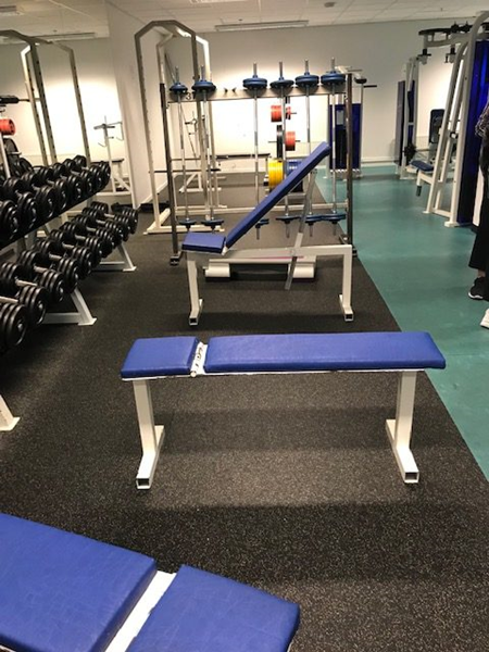 Ställbara bänkar blåa dynor CL Fitness - Ställbara bänkar blåa dynor CL Fitness.jpg