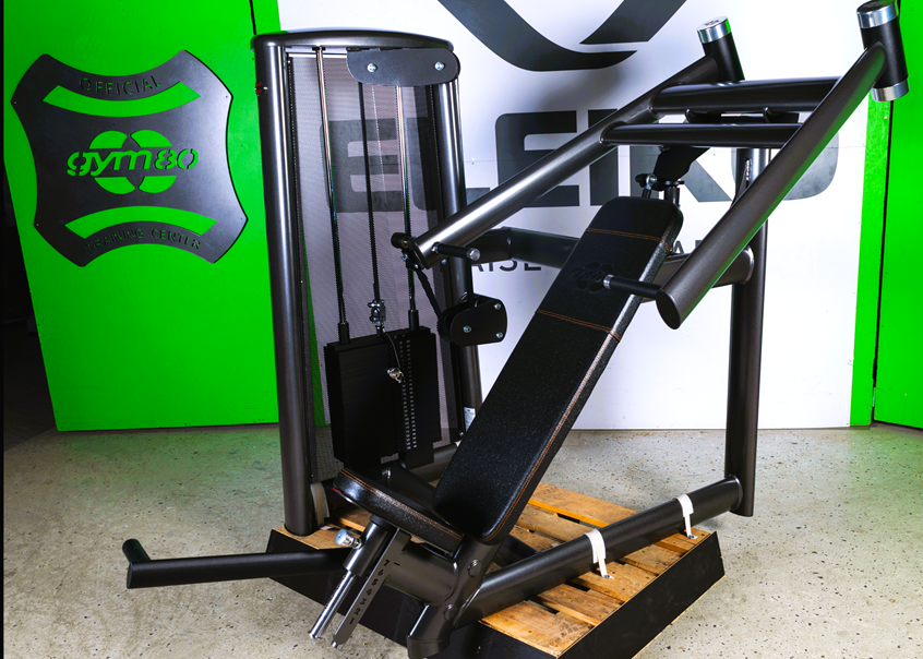 Bröstpress vinklad Gym80 - Black Glimmer